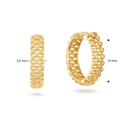 Jackie gouden creolen Ariane JKE25.570