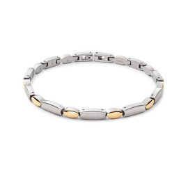 Boccia titanium armband bicolor 03068-02