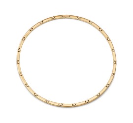 Boccia titanium collier verguld 08089-03