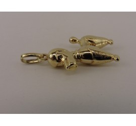 Gouden hanger poedel