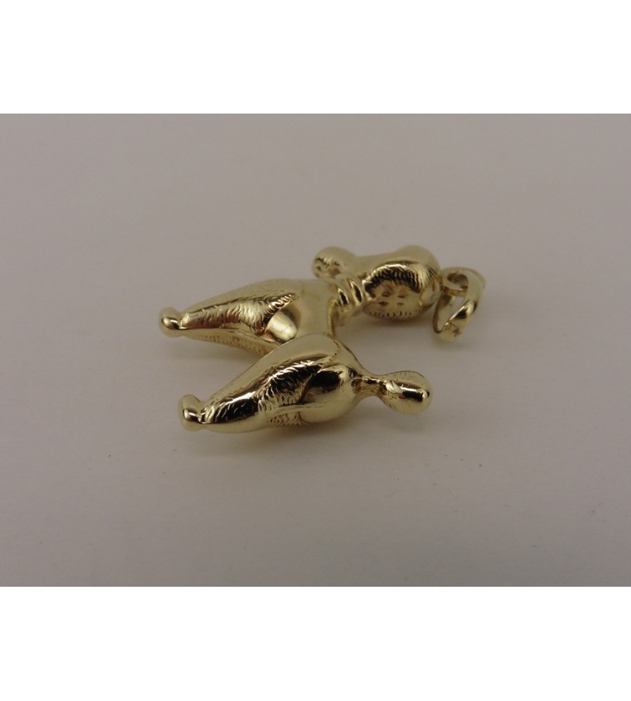 Gouden hanger poedel
