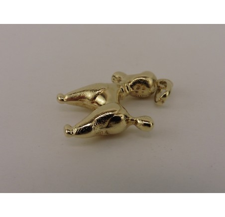 Gouden hanger poedel