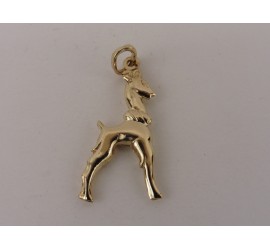 Gouden hanger hertje