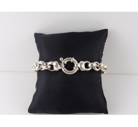 Zilveren jasseron armband