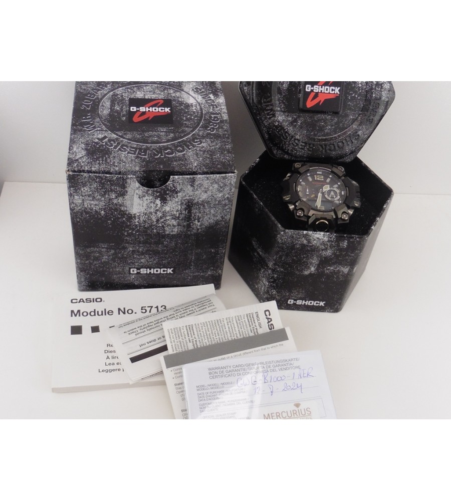 Casio G-Shock herenhorloge Mudmaster GWG-B1000-1AER Casio G-Shock Mudmaster
