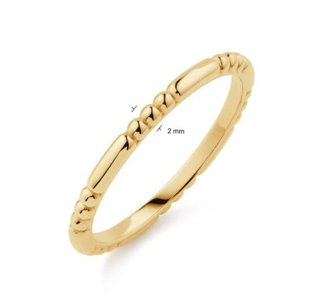 Gouden fantasie ring  214.0194