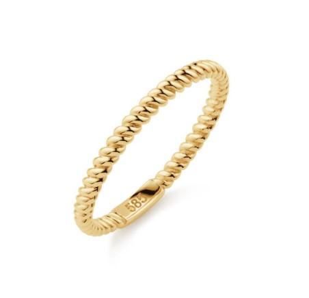 Gouden fantasie ring  214.0195