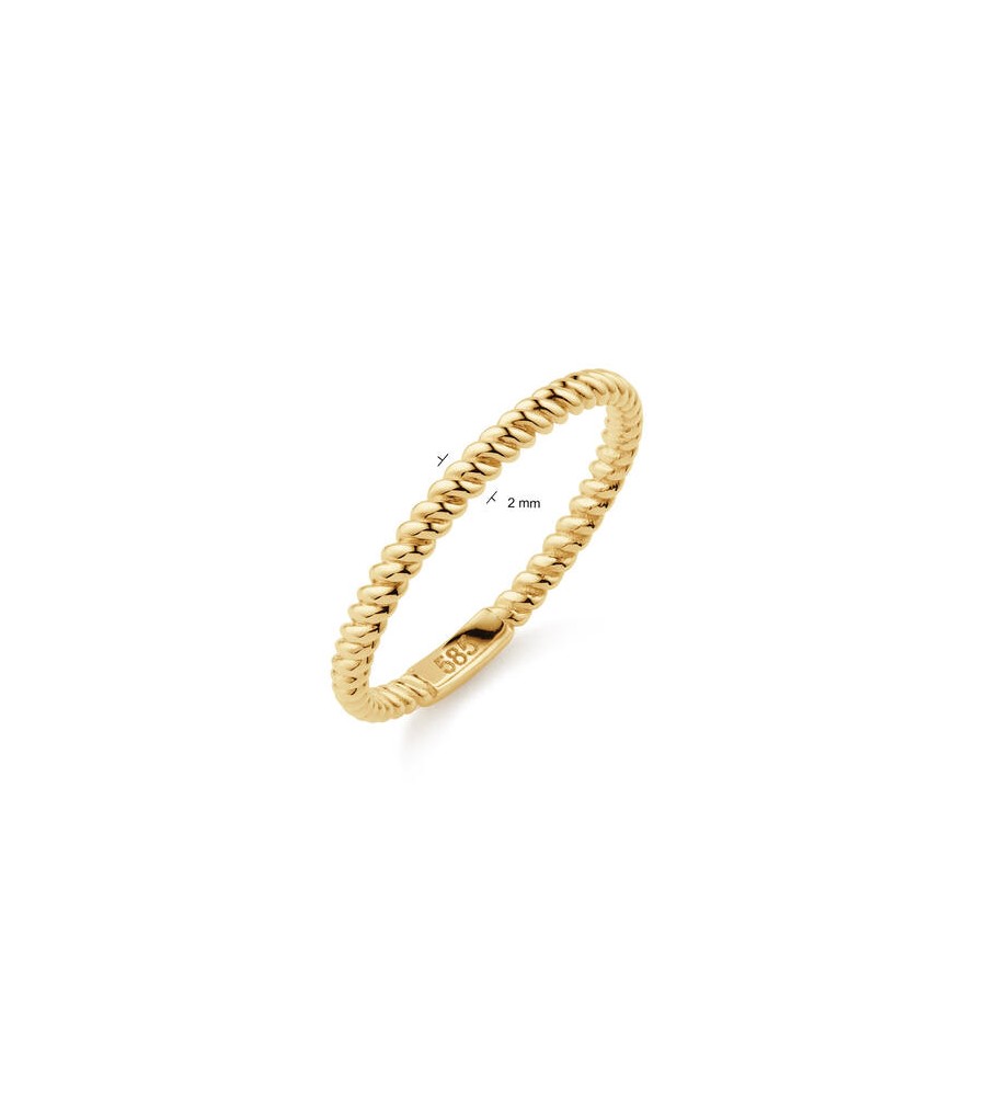 Gouden fantasie ring