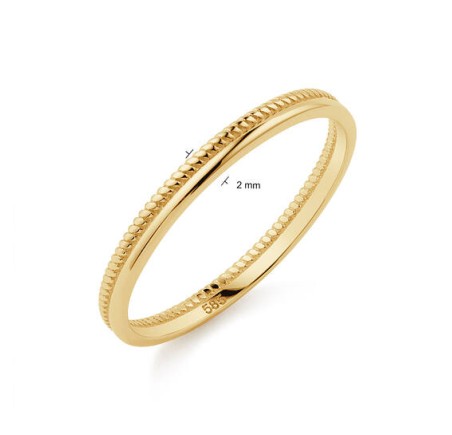 Gouden fantasie ring  214.0196