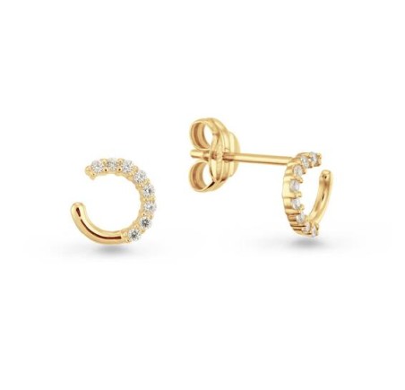Gouden oorknopjes met zirkonia 206.0167.00