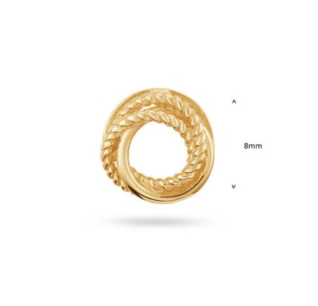 Gouden hanger met zirkonia 220.0312.00