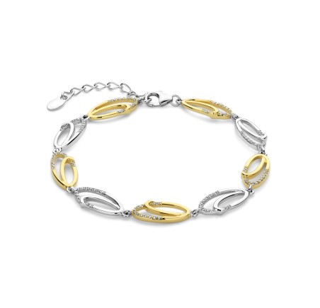 Rosa di Luca zilveren armband met zirkonia  623.880