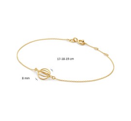 Jackie gouden armband Spindle JKB25.551