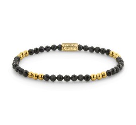 Rebel & Rose armband Blue & Yellowgold Glam Rocks RR-40176-G