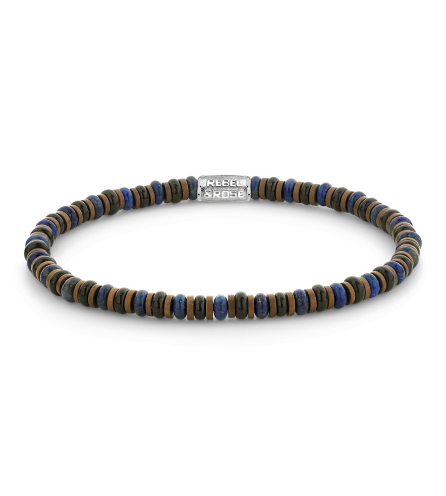 Rebel & Rose armband Mixed Blue Slices