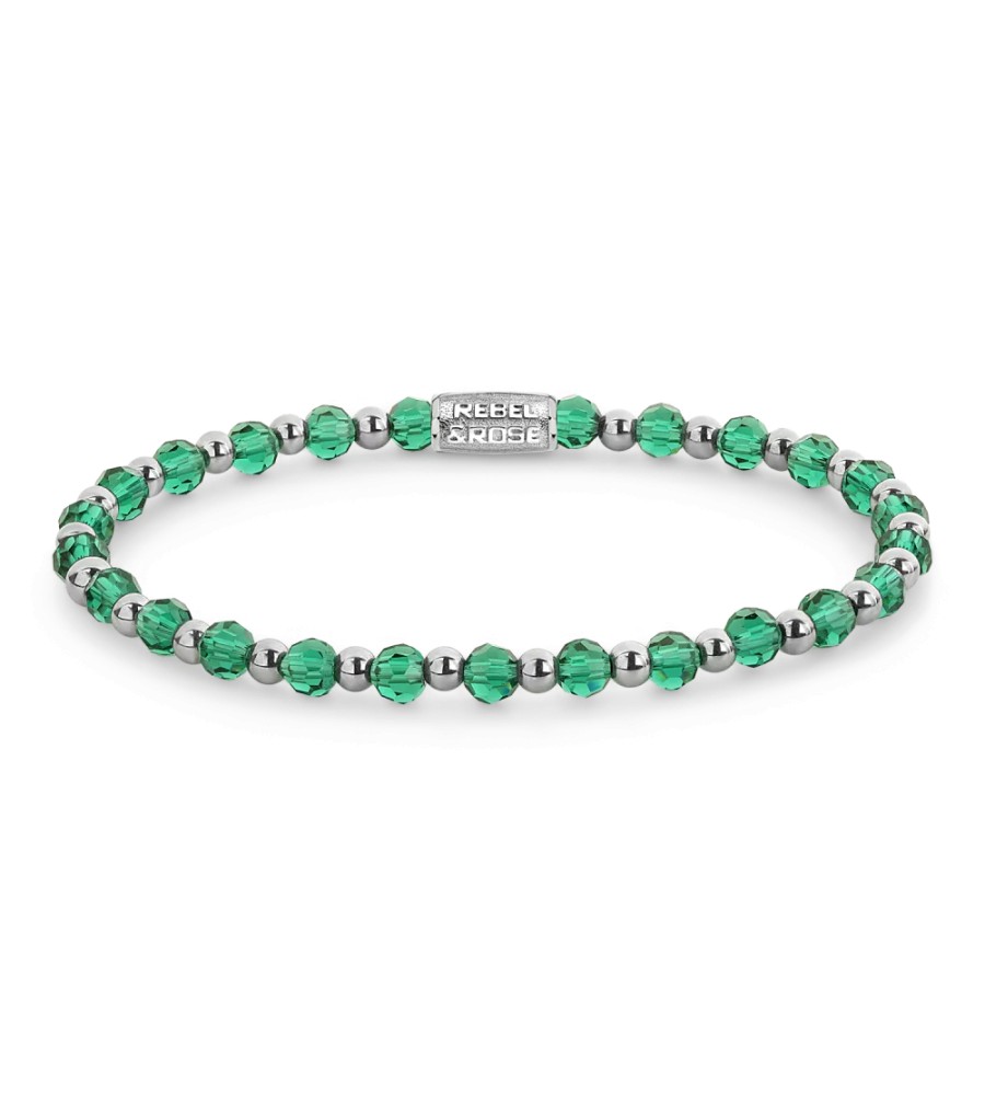 Rebel & Rose armband Mix Green Morning Glam Rocks