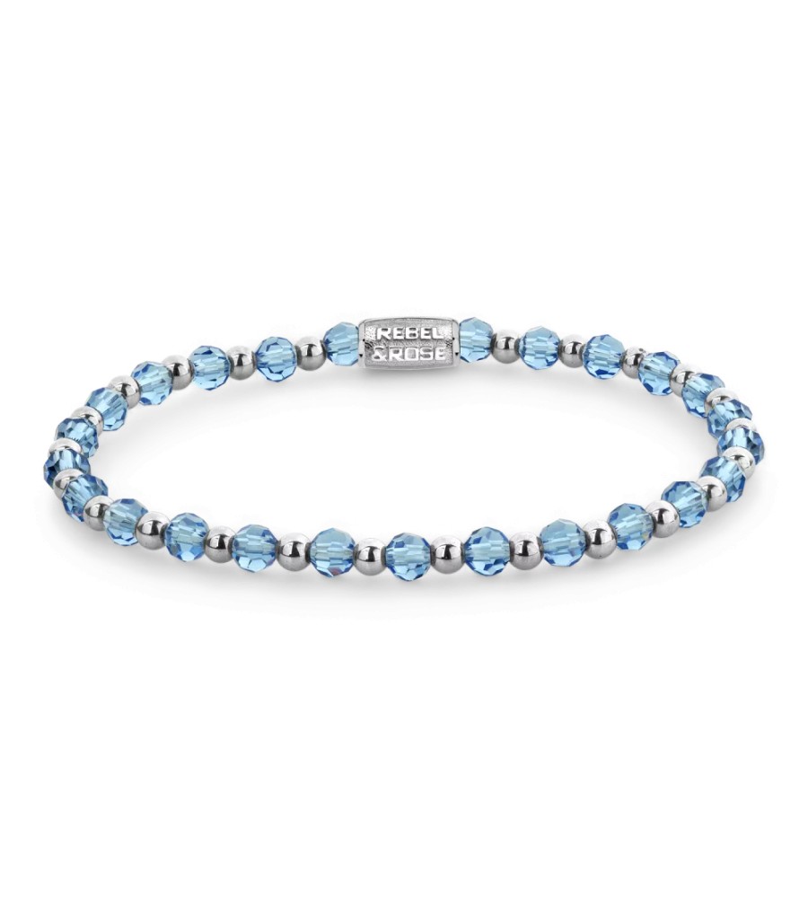 Rebel & Rose armband Mix Winter Blues Glam Rocks