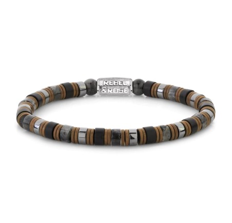 Rebel & Rose armband Mixed Blue Slices RR-60150-S