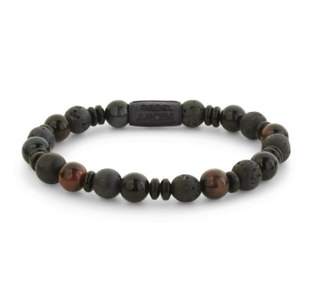 Rebel & Rose armband Variations Mix Black RR-80123-B