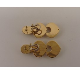 Gouden oorhangers fantasie