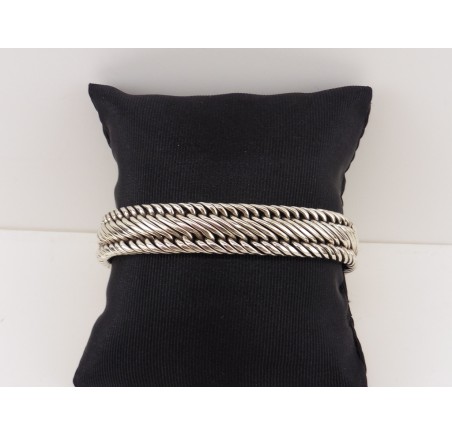 Zilveren Buddha to Buddha armband