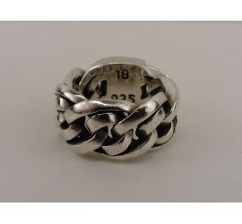 Zilveren Budddha to Buddha ring