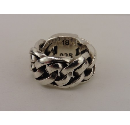 Zilveren Budddha to Buddha ring