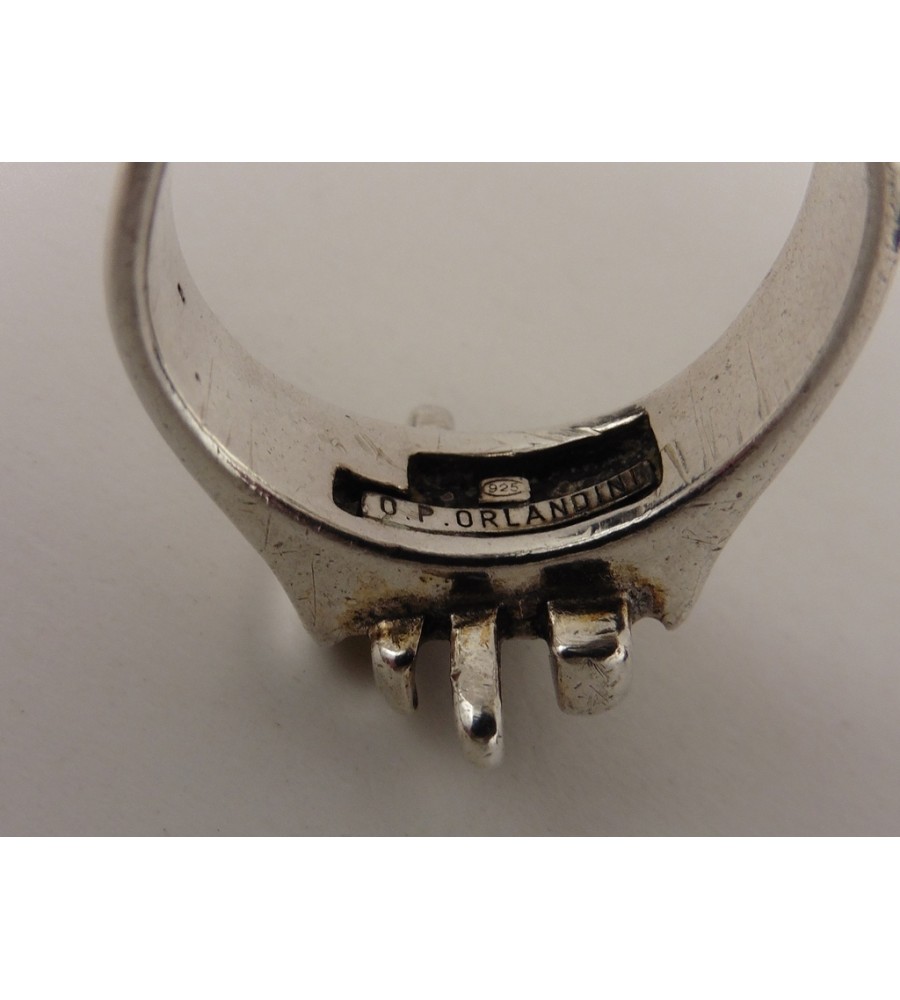 Zilveren ring Orlandini