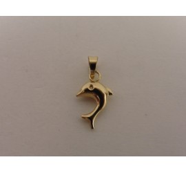 Gouden hanger dolfijn