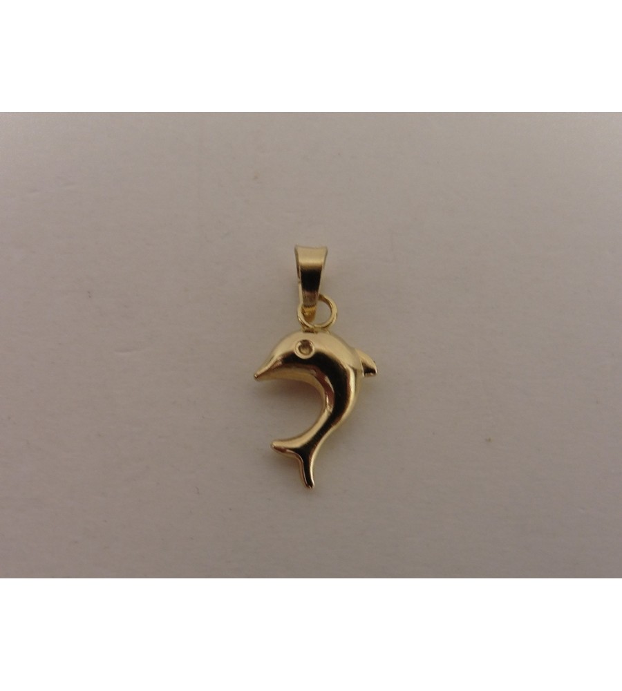 Gouden hanger dolfijn