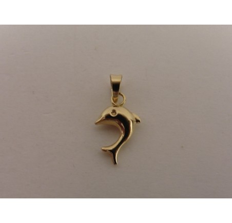 Gouden hanger dolfijn