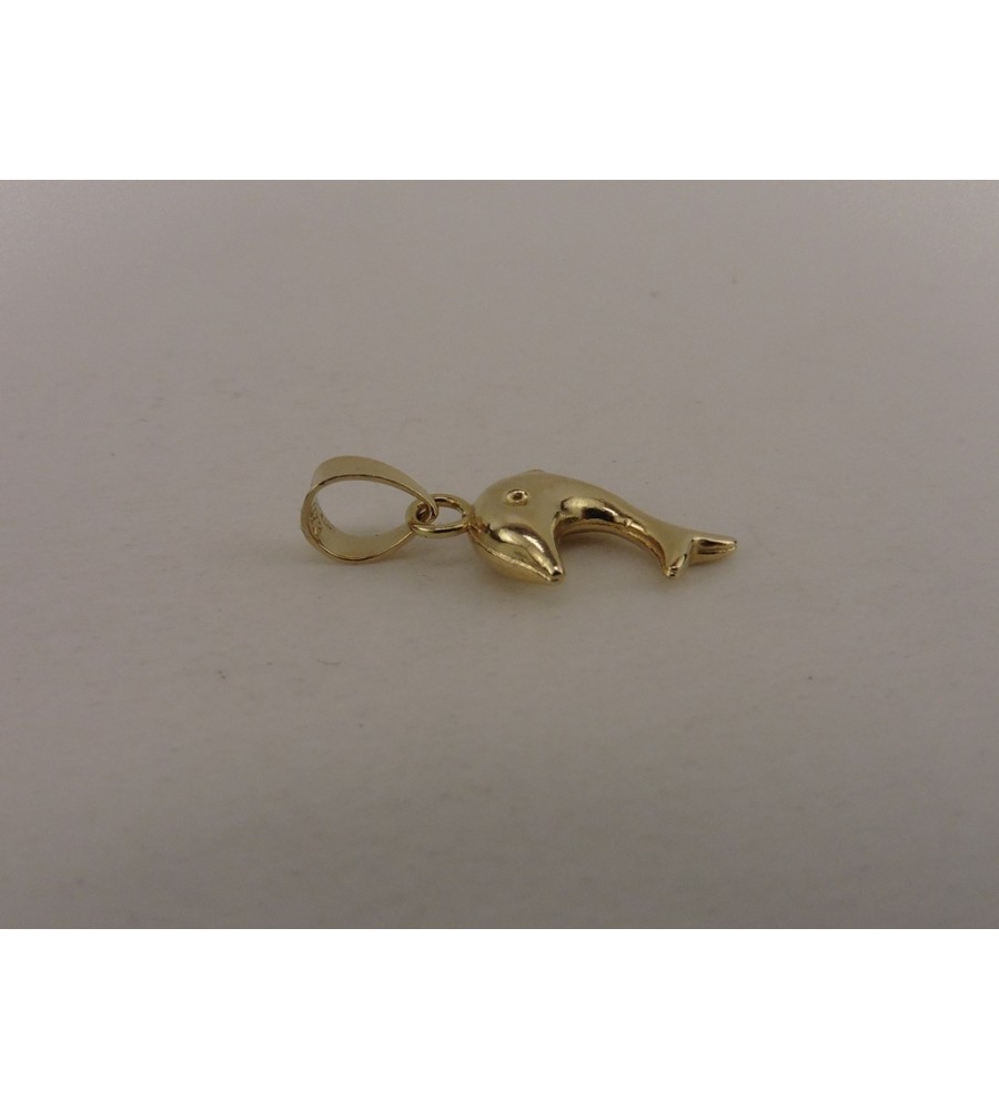 Gouden hanger dolfijn