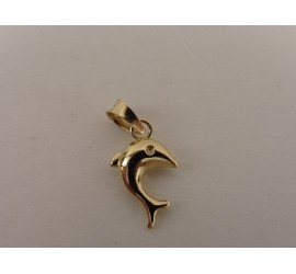 Gouden hanger dolfijn