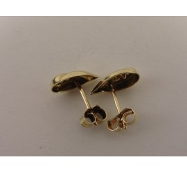Gouden oorknopjes met zirkonia