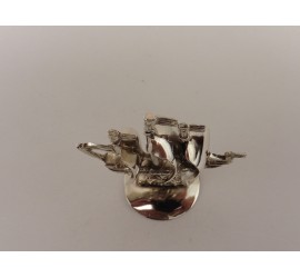 Zilveren miniatuur Zeilschip