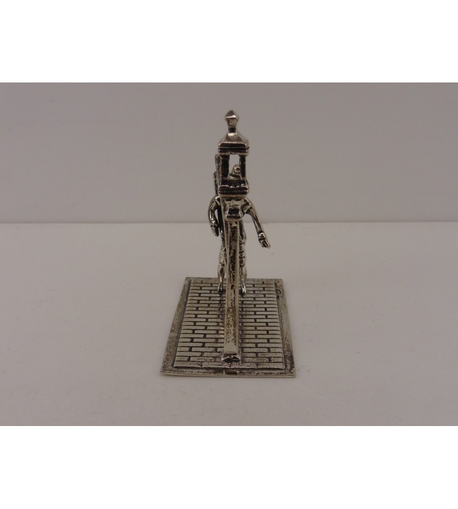 Zilveren miniatuur Lantaarn Opsteker
