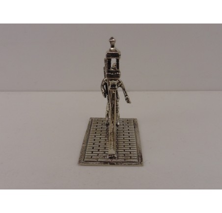 Zilveren miniatuur Lantaarn Opsteker