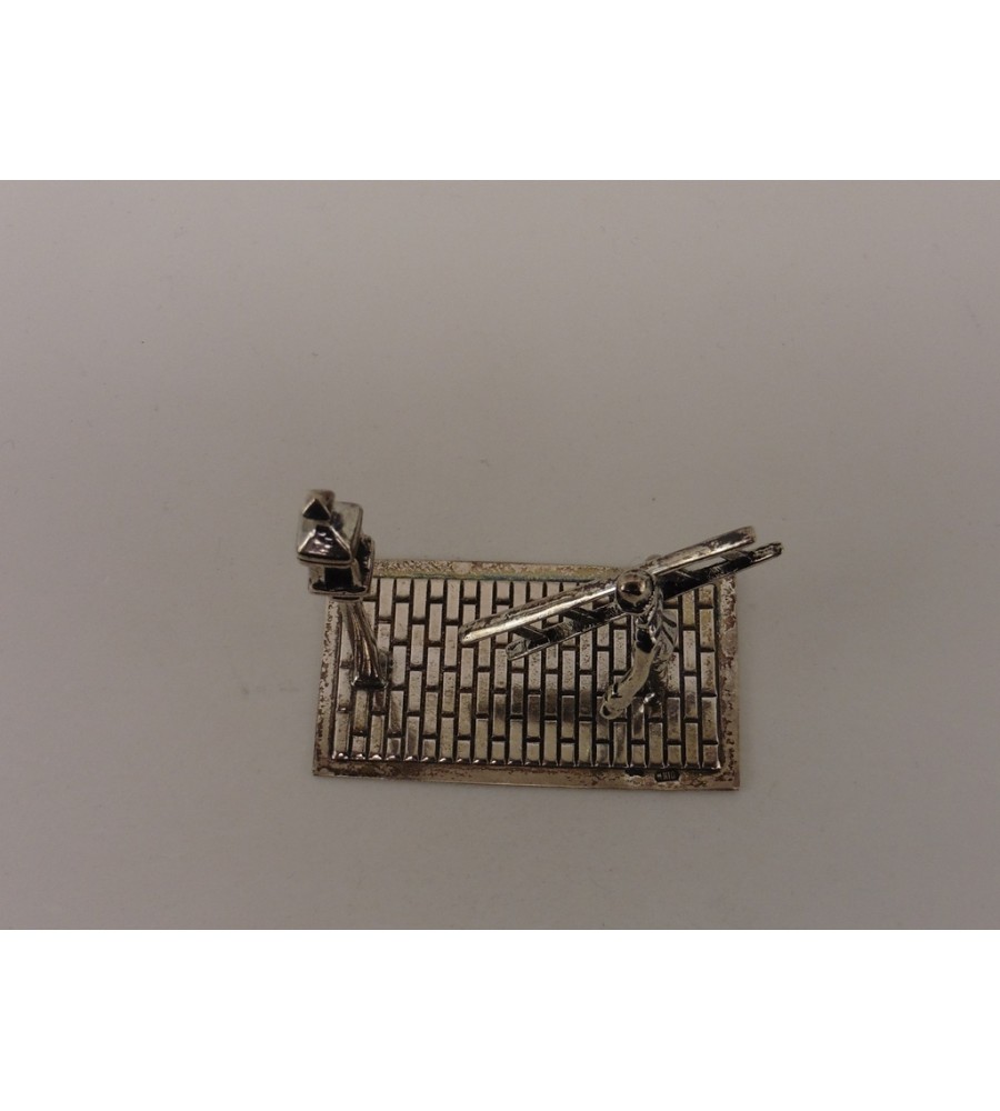 Zilveren miniatuur Lantaarn Opsteker