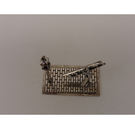 Zilveren miniatuur Lantaarn Opsteker