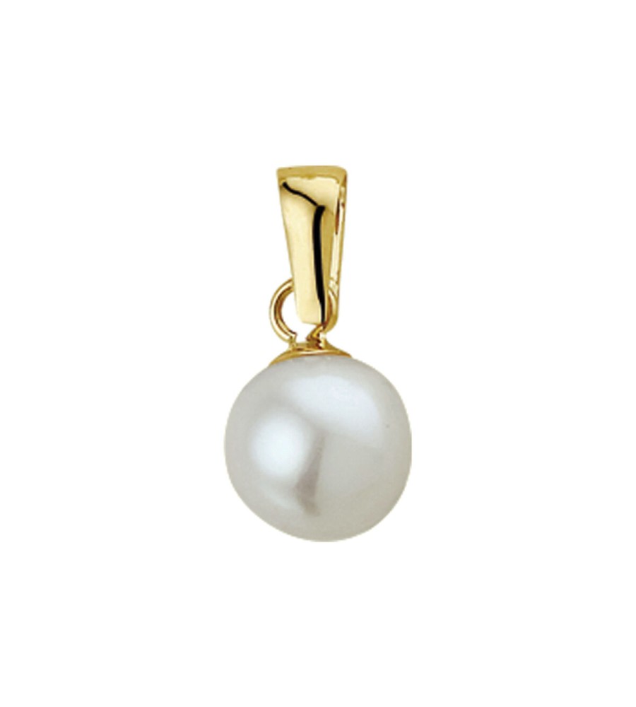 Gouden hanger met parel