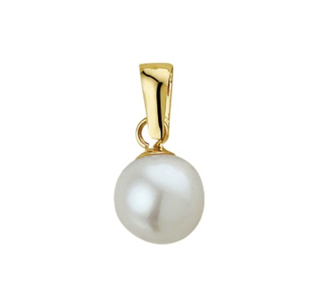 Gouden hanger met parel 40.10332