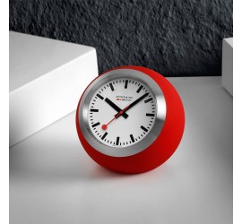 Mondaine bureauklokje rood M660.30335.16SBP