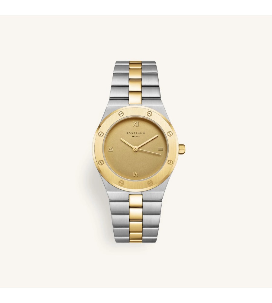 Rosefield dameshorloge Rose Duotone Gold Silver