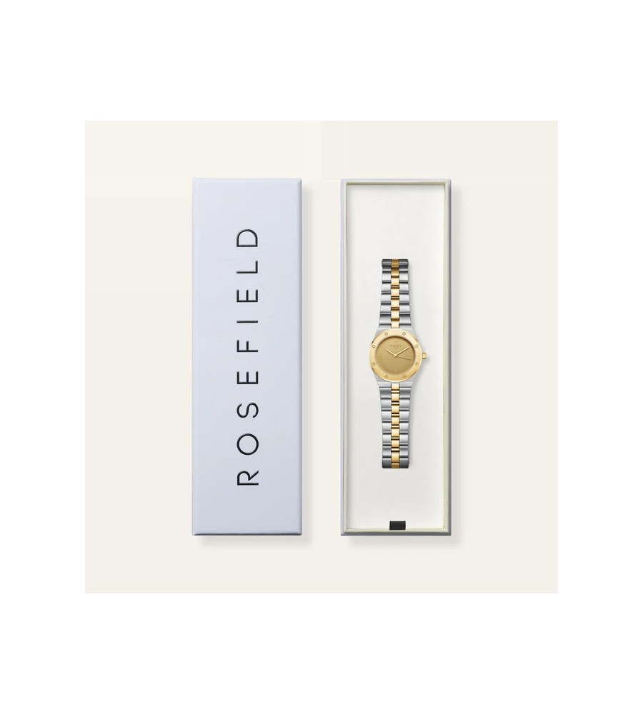 Rosefield dameshorloge Rose Duotone Gold Silver