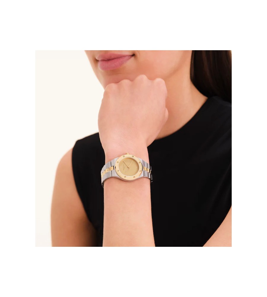 Rosefield dameshorloge Rose Duotone Gold Silver