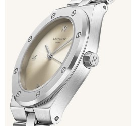 Rosefield dameshorloge Rose Ivory Sunray Silver SPCSSS-SP03