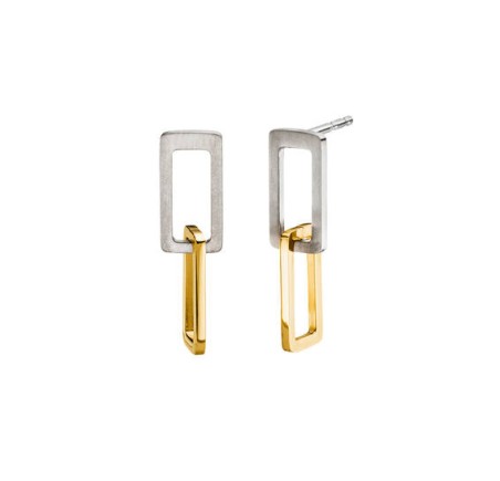 Boccia titanium oorstekers bicolor 05106-02