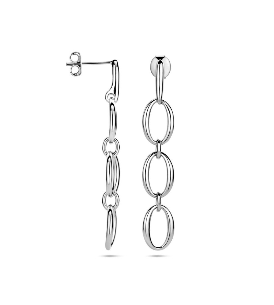 Zilveren oorhangers