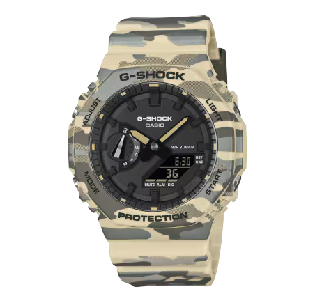 Casio G-Shock horloge Camouflage GA-2100CA-8AER