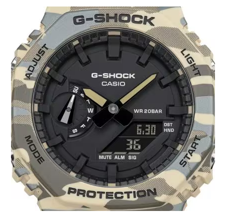 Casio G-Shock horloge Camouflage GA-2100CA-8AER